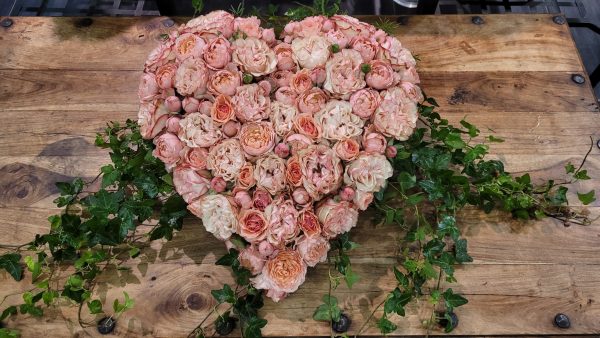 Rosa Hjärta-Stort 55cm - Image 2